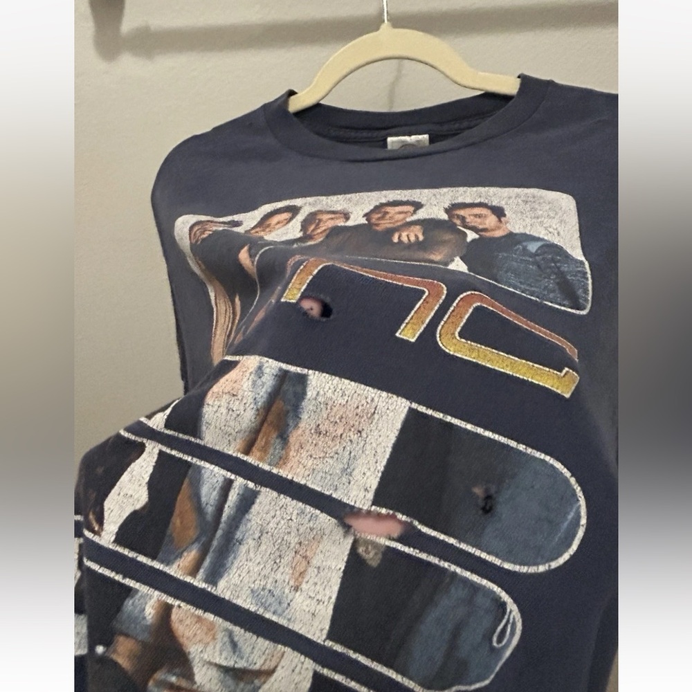 NSYNC VTG Y2K RARE❗️T Shirt Boy Band Tee Blue 2000s 90s Vintage Boy Band - Picture 15 of 16